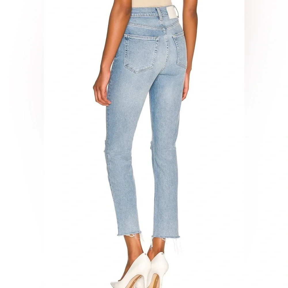 Grlfrnd The Piper Super High Rise Stretch Slim Crop in La Jolla - Picture 11 of 13